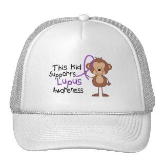 This Kid Supports Lupus Awareness Trucker Hats