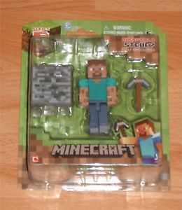 Minecraft Steve with Accessories New SEALED 3" Figure