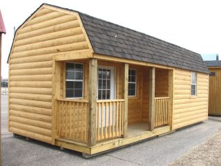 Log Cabin Portable Storage Building Sheds Barns Kansas
