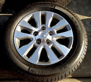 20" Toyota Tundra Sequoia 10 Spoke Wheels Rims Michelin Tires