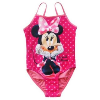 Girl Baby Polka Dots Minnie Mouse Swimsuit Swimwear Swimming Costume 2T 3T 4T
