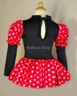 Lovely Girls Minnie Mouse Party Dress Costume Size 2T 7