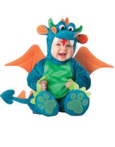 Blue Dinky Flying Dragon Monster Baby Boys Girls Toddler Costume 6 Months 2T