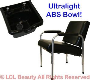 ABS Plastic Shampoo Bowl Chair Vacuum Breaker Barber Spa Beauty Salon Equipment