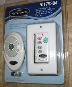 Harbor Breeze Handheld Wall Mounted Ceiling Fan Remote With