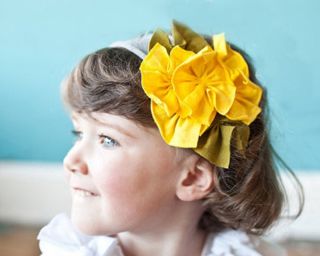 Baby Girl Infant Toddler Cotton Flower Headband Headwear Hair Band Free Pattern