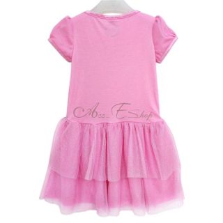 Pink Girl Princess Summer Clothing Party Dress Skirt Sparkle Tulle Sz 3 10