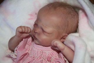 Teenyweenycreations Presents Erin 7" Micro Preemie Reborn Baby Doll Realistic
