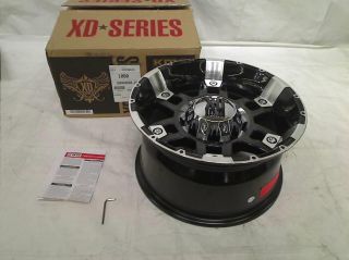 KMC Wheels XD Series Spy XD797 Gloss Black Machined Wheel 17x9" 8x6 5"
