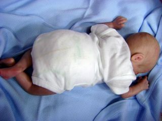 Preemie Reborn Baby Boy Art Doll Was Mumma's Lil Monkey by Bonnie Brown