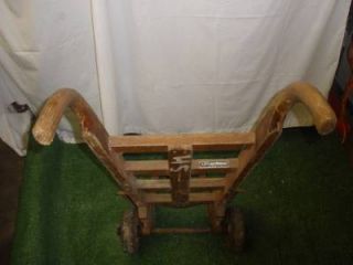 Vintage Nutting Hand Cart Truck Dolly Antique Steampunk Industrial Table