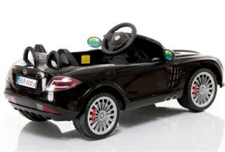 Licensed Mercedes Benz SLR McLaren 722s Kids Ride on Power Wheels Toy Car Black