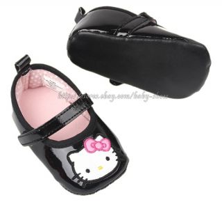 Infant Baby Girls Black Mary Jane Walking Shoes Size 6 9 9 12 Months