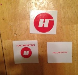Halliburton Oilfield Hard Hat Stickers