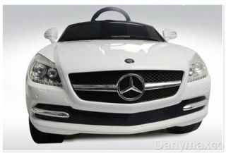 Mercedes Benz SLK 81200 Baby Kids Ride on Power Wheels Toy Car White