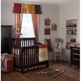 New Cocalo Monkey Mania 8pc Crib Bedding Set Plus Bumber And Lamp