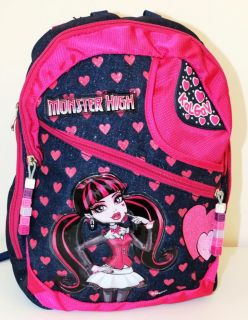 Mattel Monster High Girls Girl Kids Child Preschool Kindergarten Bag Backpack