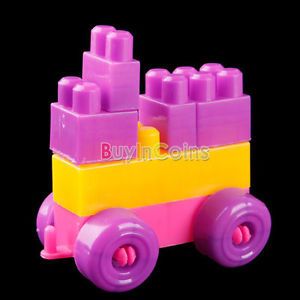 80pcs Building Block Children Kids Puzzle Educational Blocks Animal Plastic Toy