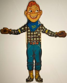 Original Mars Candy's Howdy Doody Animated Puppet CA 1950's Mail Away Gift