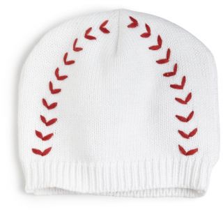 Mud Pie Newborn Baby Boys Baseball Knit Cap Hat Beanie Size 12 18 Months