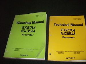 Hitachi EX27U EX35U Workshop Technical Manual