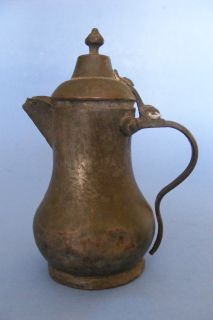 Antique Persia Persian Iranian Bronze Coffee Tea Pot Kettle Pitcher Jug 1900