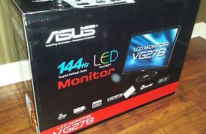 New Asus 3D VG278HE 27" Widescreen LED LCD Monitor Built in Speakers MSRP $490 886227206193