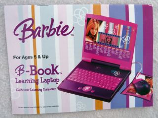 Mattel Barbie B Book Learning Laptop Excellent Condition Free Priority ...