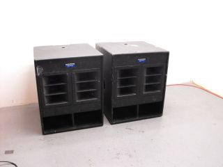 Pair of Mackie SWA1801 Active Subwoofers