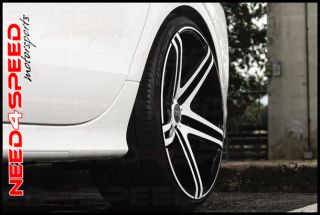 22" XO Caracas Matte Black Concave Wheels Rims Fits BMW E70 X5