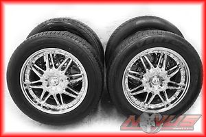 20" American Racing Chevy Tahoe Yukon Cadillac Chrome Wheels Tires 22 24 6x139 7
