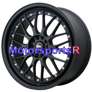 18 18x8 5 XXR 521 Flat Black Wheels Rims Lip 5x114 3 04 05 08 09 11 Subaru STI