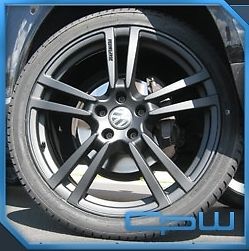 22" Porsche Cayenne Wheels Matte Black Set for Audi Q7 VW Touareg Wheel Tire Pkg