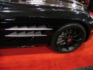 Perfect Satin Matte Black Genuine AMG Mercedes Benz McLaren SLR Wheels Tires