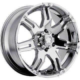 Ultra Gauntlet 20 Chrome Wheel / Rim 6x5.5 with a 18mm Offset and a 106 Hub Bore. Partnumber 238 2983C: Automotive