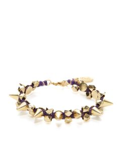 Cone Spike & Faceted Bead Bracelet by Ettika Jewelry