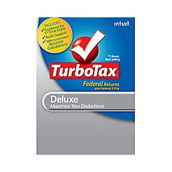 TurboTax Deluxe Fed  Efile 2012 Windows Download Version