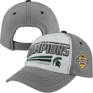Top of the World Michigan State Spartans 2012 Buffalo Wild Wings Bowl Champions Adjustable Hat   Gray