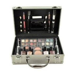 Shany Cosmetics Carry All Train Case with Makeup and Reusable