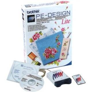 brother ped basic embroidery machine software and card