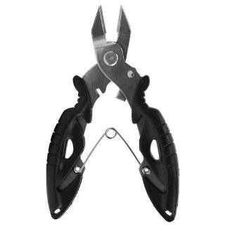 Gone Fishing Stainless Steel Braid Scissors with Case (Black)