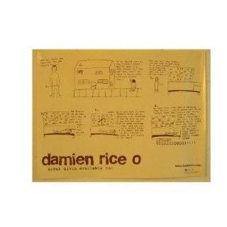 Damien Rice Poster   Br Concert Flyer   9 Tour 08