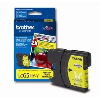Brother LC65HYY High Yield Ink Cartridge (Yellow)   Retail Packaging