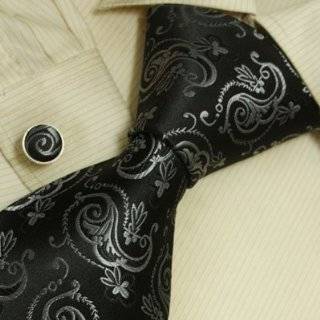   Men Anniversary Gifts Discount Silk Tie Cuff Links Hanky Set Gift Box