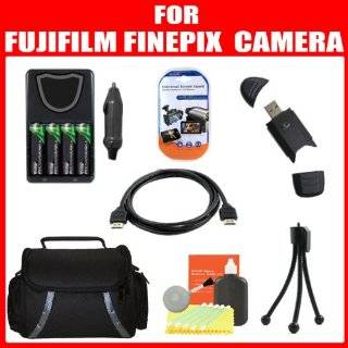 Card Wallet + Camera Cleaning Kit For Fujifilm FinePix S2950, S4000 