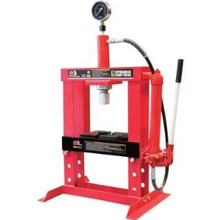 Torin Big Red Hydraulic Shop Press with Gauge Dial   10 Ton, Model 