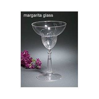 Plastic Disposable Margarita Glasses   24pcs  Kitchen 