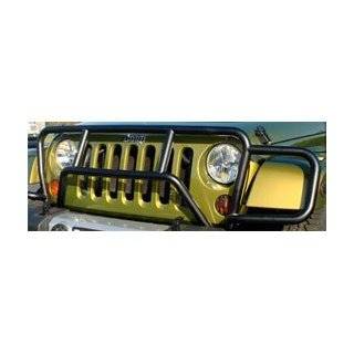 Wrangler Jeep Wrangler One Piece Grill/Brush Guard Black Grille Guards 