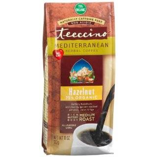 Teeccino Caffeine Free Herbal Coffee, Mediterranean Hazelnut, 11 Ounce 