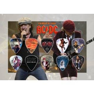   DC ACDC Signed Autographed 500 Limited Edition Guitar Pick Set Display